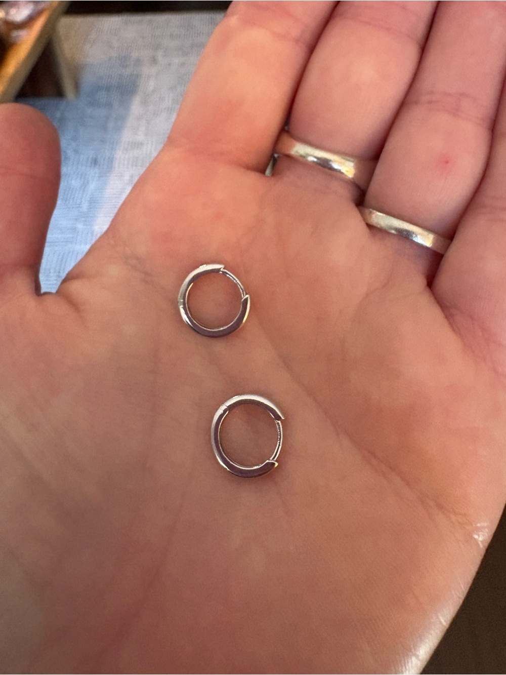 Sterling Silver Huggie Hoop Earrings - Classic Silver